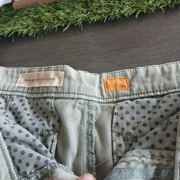 Anthropoligie Pilcro Nwot Sage Chino Size 32 - Picture 4 of 8